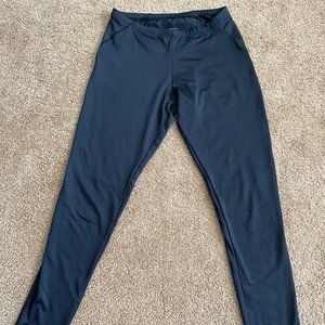 Aspire Leggings Women Size M Black Mesh Detail